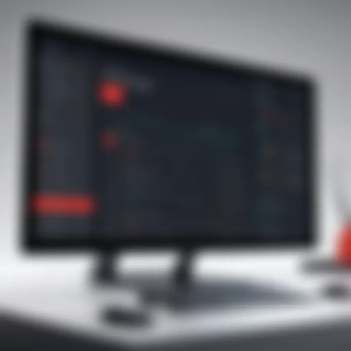 Visual representation of the Outsystems low code platform interface showcasing its user-friendly design.