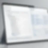 Visual representation of a structured notes database