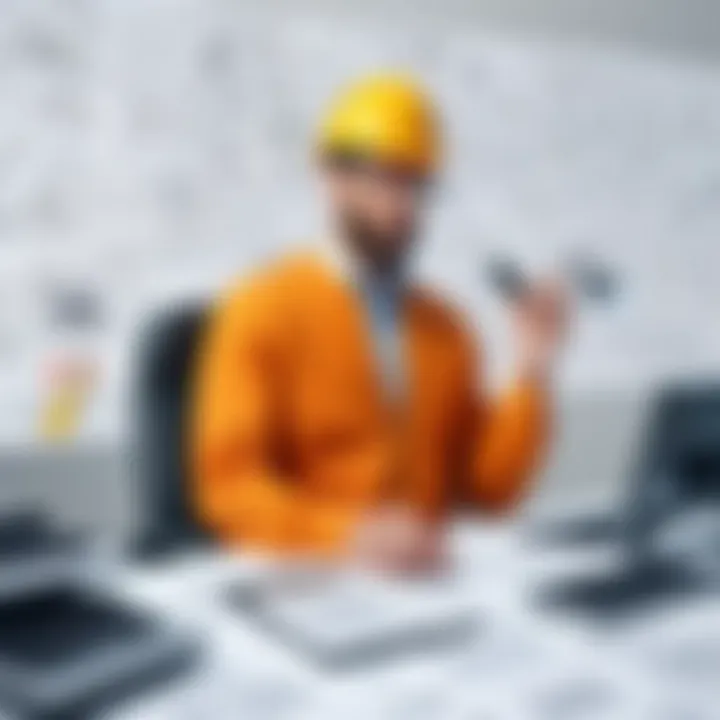 Abstract artistic representation of unwanted jobs that lead to financial success