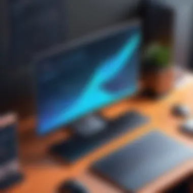 Scalable Vector Graphics Illustration depicting scalable vector graphics in action