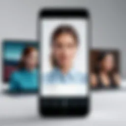 Visual representation of virtual assistants on iPhone.