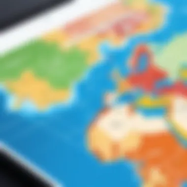 Geographical Insights in Digital Experience Monitoring Map showing geographical segmentation of the market