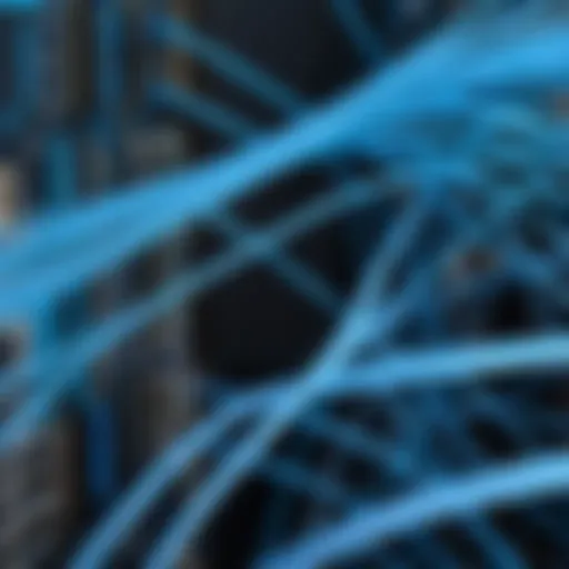 Visual representation of gigabit internet speed comparison