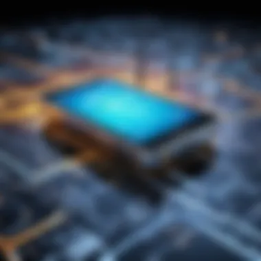 Impact of GPRS on Modern Telecommunications Illustration illustrating GPRS impact on telecommunications