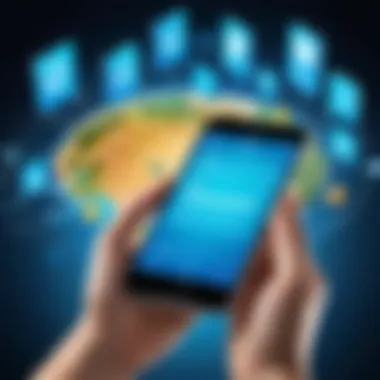 Practical Usage of GPRS in Mobile Networks Illustration highlighting GPRS practical applications