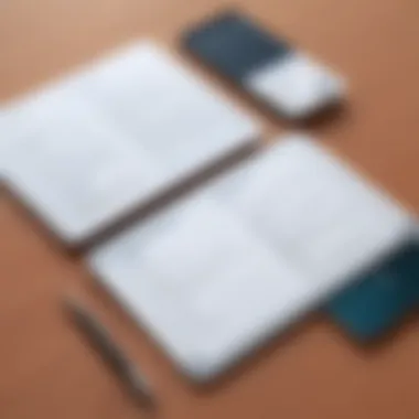 Essential Documents for Tin Card Application Documents required for applying for a tin card arranged neatly