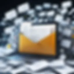 A cluttered email inbox overflowing with junk messages