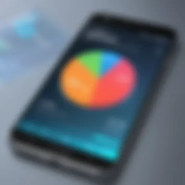 Graph highlighting software update frequency in smartphones
