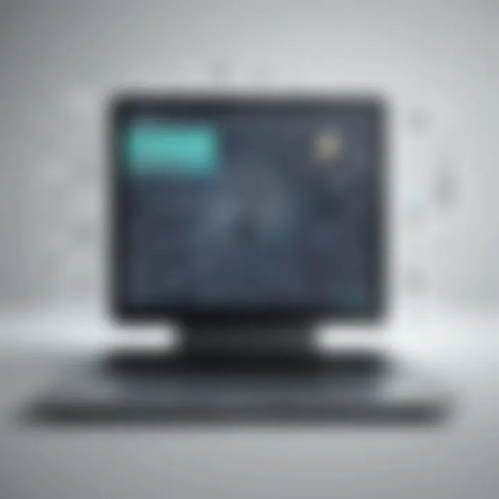 Illustration showcasing the impact of OTA spyware on digital security