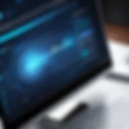 Innovative idea visualization concept