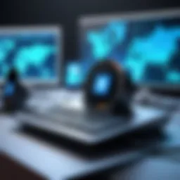 Innovative VoIP Technology Illustration