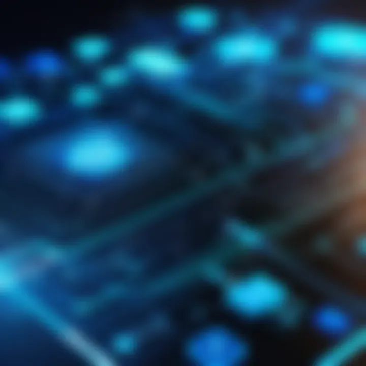 Visual representation of protocols used in IoT communications