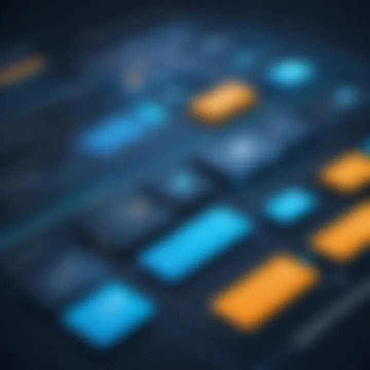 Infographic depicting key features of logistics visibility systems
