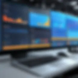 A visual representation of logistics visibility software dashboard