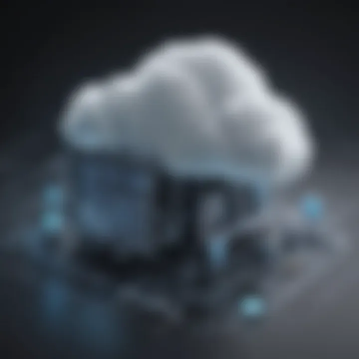 Illustration symbolizing streamlined operations with cloud technology
