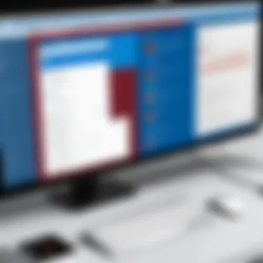 Microsoft Access Interface Overview Overview of Microsoft Access interface showcasing navigation features