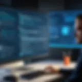 Illustration of cybersecurity threats