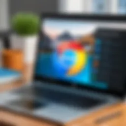 Illustration of Microsoft Edge interface with IE mode activated