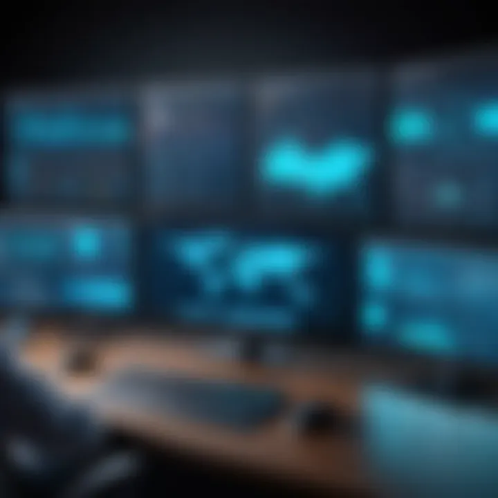 Illustration showcasing the seamless operations enabled by NOC software