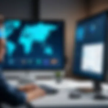 Provider Showcase Illustration presenting the top providers of NOC software