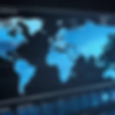 Graph showing demand for cybersecurity professionals across various locations