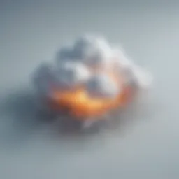 Abstract Cloud Network Illustration