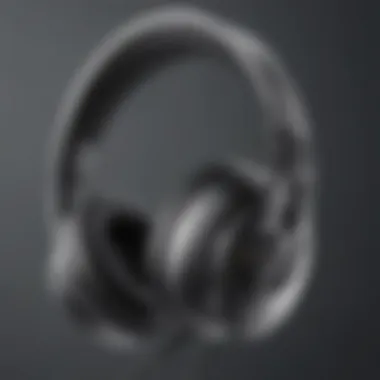 Detailed view of premium materials used in the Voyager 5200 headset