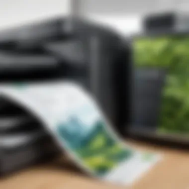 Sustainability Benefits of Printer Usage Tracking A visual highlighting the impact of printer tracking on sustainability