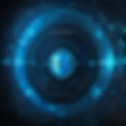 An abstract representation of protected personal data security