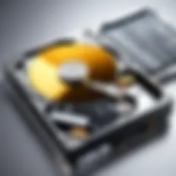 Visual representation of hard drive partitions