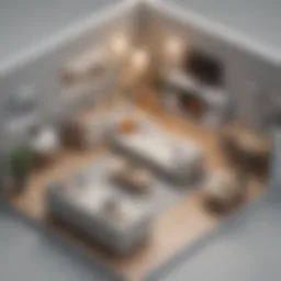 Innovative furniture placement app in action