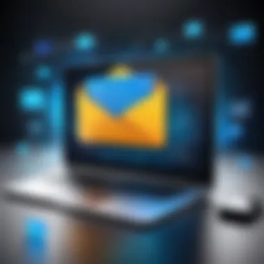 Risks of Unencrypted Emails Diagram illustrating the risks associated with unencrypted email communications
