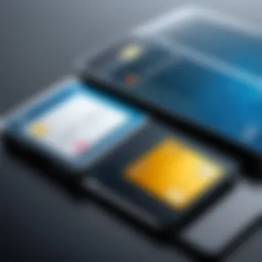 Advanced Security in Digital Wallets A conceptual graphic illustrating the security features of digital card wallets