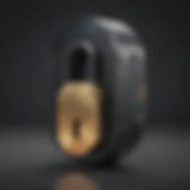 Digital Lock Symbolizing SSL Security Digital Lock Symbolizing SSL Security