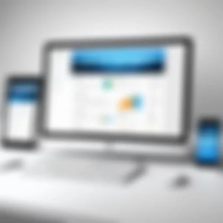 An engaging layout of a responsive web design