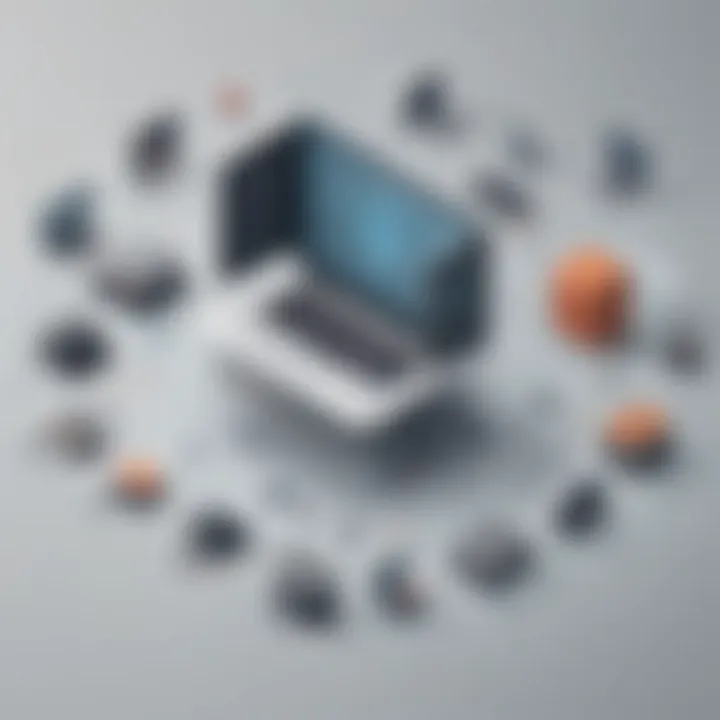 Illustration demonstrating strategies to mitigate risks posed by OTA spyware