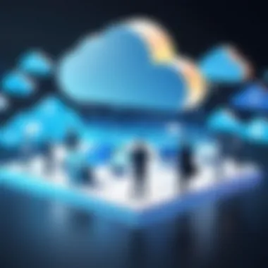 Key Players in Cloud Computing Market Illustration of the key players in the cloud computing market