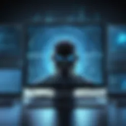 Digital network with cyber attack graphics