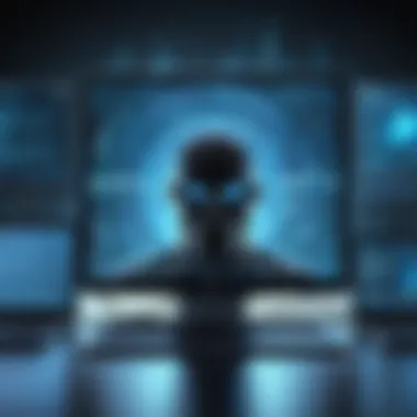Cyber Attacks in the Digital Era Digital network with cyber attack graphics