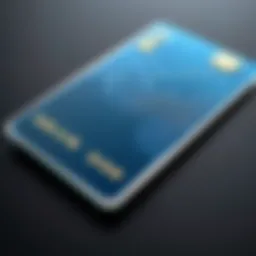 Elegant design of a plastic smart card showcasing advanced technology.