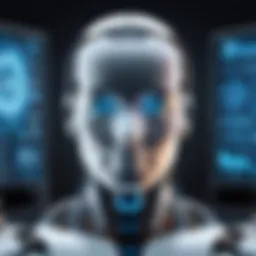 Symbolic representation of artificial intelligence in business.