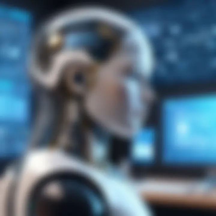 Illustration of AI applications in educational environments.