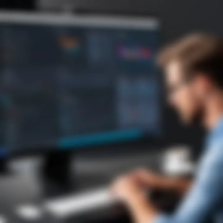 A user interacting with ThoughtSpot's search functionality for data insights