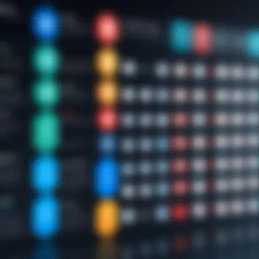 Visual representation of various KMS frameworks