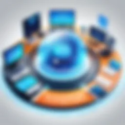 Illustration showcasing the concept of business continuity planning