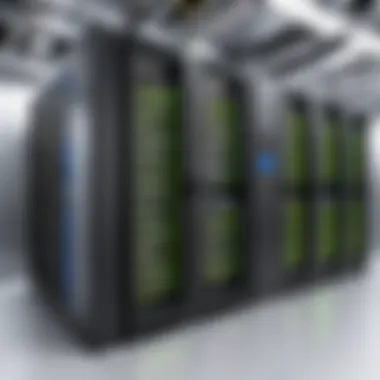 State-of-the-Art Data Center with CRAC Systems Modern data center with CRAC units installed