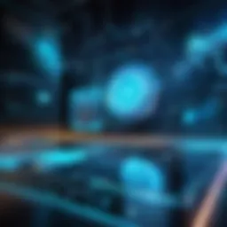 Abstract representation of digital transformation