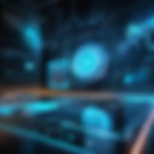 Abstract representation of digital transformation