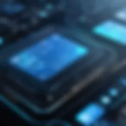 An abstract representation of digital user interfaces illustrating seamless interaction.