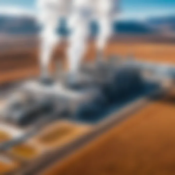 Geothermal power plant harnessing Earth's heat